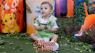 Vídeo teaser Miguel 1 Aninho - Tema Rei Leão