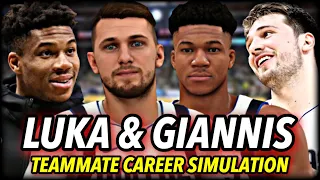 What If Luka Doncic & Giannis Antetokounmpo Were On The SAME TEAM? | NBA 2K20 Career Simulation