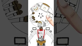 Mecha Titan TV-Man from Skibidi Toilet #shorts #tiktok #skibiditoilet