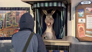 Andrew meets Donkey at Universal Studios Hollywood