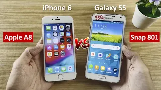 iPhone 6 vs Galaxy S5 ในปี2022 อายุ 7ปี รุ่นไหนยังแรง!  (ลองTest Speed)