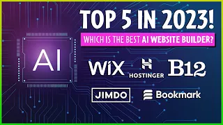 5 Best AI Website Builders in 2023 | Build a Website in a Minute! 🏗️