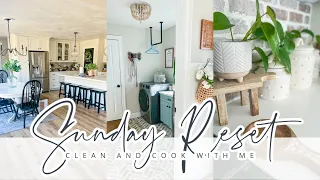 SUNDAY RESET // CLEAN AND COOK WITH ME // CHARLOTTE GROVE FARMHOUSE