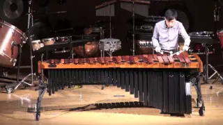 Merlin for marimba solo by Andrew Thomas (player / Chihao Hsu)
