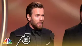 Ewan McGregor Wins Best Actor in a Limited Series at the 2018 Golden Globes