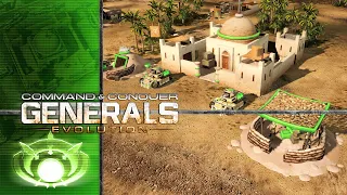 Command and Conquer Generals Evolution 2021 | FFA Gameplay