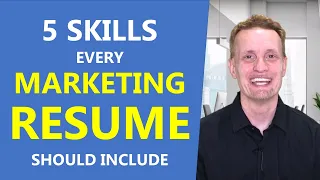 5 Skills Every Marketing Resume Should Include