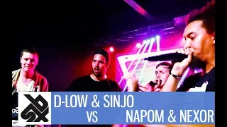 D-LOW&SINJO vs NAPOM&NEXOR | Fantasy Beatbox Battle 2017 | 1/4 FINAL