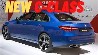 mercedes benz c class 2022 интерьер, экстерьер - Avantgarde и цифровая кабина (Spectral Blue)