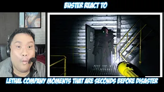Buster Reacts to @SMii7Y | Lethal Company Moments that are seconds before disaster