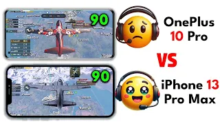 iPhone 13 Pro Max Vs OnePlus 10 Pro PUBG Test 2024 [FPS, Heat, Battery]