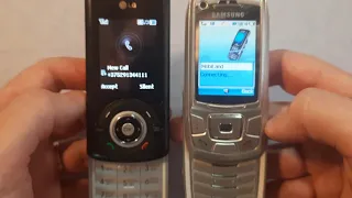 Incoming call & Outgoing call at the Same Time Samsung SGH-Z400 + LG GB130