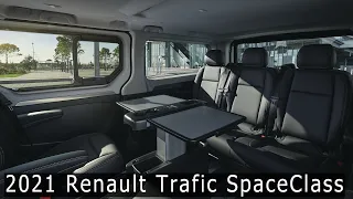 2021 Renault Trafic SpaceClass || New Trafic with a business-class interior