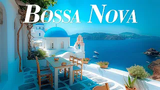 Summer Bossa Nova Music - Mellow Bossa Jazz with Ocean Waves to Relax, Work & Study - Bossa Nova BGM