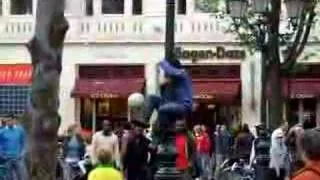 Football Street Performer - Leidseplein, Amsterdam