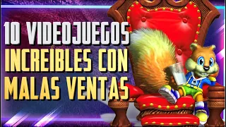 10 VIDEOJUEGOS que fueron INCREÍBLES pero FRACASARON EN VENTAS