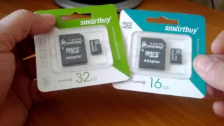 Видео обзор карт памяти Smartbuy microSD 16 и 32GB class 10
