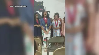 Video of 11-year-old girl singing at Danville  elementary school graduation goes viral