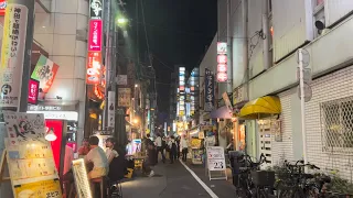 【4K HDR】Night walking in Japan Kanda（神田散歩）