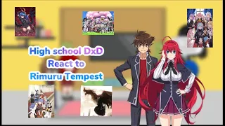 High School DxD react to Rimuru |Gacha reaction| [Au] ship: Rimuru x Xenovia x Harem