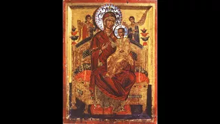 Водосвятный молебен с акафистом Божией Матери перед иконой Всецарица. Служит иеромонах Захария. СУПЛ