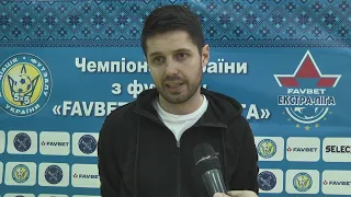 Коментар гол. тр. АФФК «Суми» Ярослава Пєсоцького. МФК «Продексім» - АФФК «Суми» 6:1 (4:0)