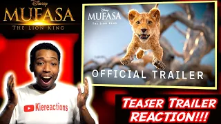 MUFASA: THE LION KING | Official Trailer (2024) | REACTION!!!