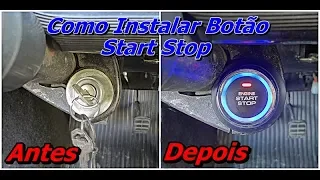 Como Instalar Botão Start Stop - How to Install Start Stop Button - Start Stop em Carro Antigo - FVM