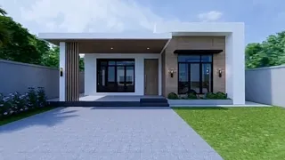 Simple House | House design idea | 9m x 12m (108sqm) | 3Bedroom #short