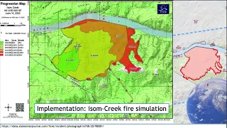 Physics-Informed Machine Learning Simulator for Wildfire Propagation by Francesco Calisto