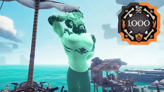 100 Levels In 1 Day Hour Glass Challenge Sea Of Thieves