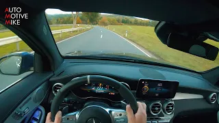 Mercedes AMG GLC 63 S POV Drive | 3.71 sec Launch Control & Accelerations