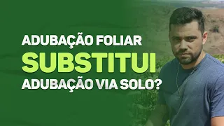 Adubação foliar SUBSTITUI adubação via solo?