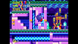 Sonic CD - Wacky Workbench 1 Good Future: 24"46 (Speed Run)