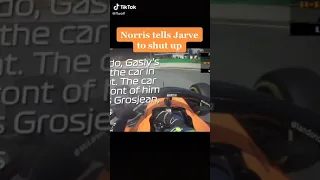 Lando Norris Tells HIs Engineer To Shut Up 👀