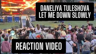 Let me down slowly cover by Daneliya Tuleshova | REACTION VIDEO