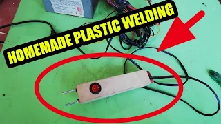 Homemade plastic welding using computer power supply