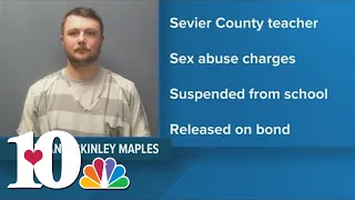 Sevier County teacher suspended after being charged with sex crimes against a child