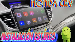 Instalación estéreo Android Honda CRV de Car Android Radio