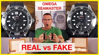 Real vs Fake Omega Seamaster Diver