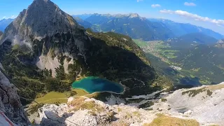 Tajakante Klettersteig (D/E) auf den Vorderen Tajakopf