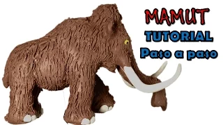 Como hacer un mamut de Plastilina / How to make a mammoth with clay