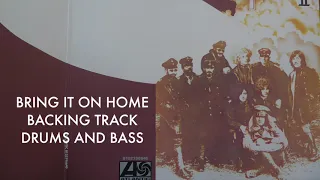 LED ZEPPELIN: "Bring it on home" Backing track only drums and bass