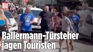 Gewalt am Ballermann: Türsteher gehen brutal auf deutsche Touristen los