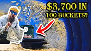 Finding $3700 in Gold in 100 Buckets