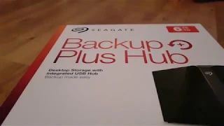 Seagate 6TB Backup Plus Hub Unboxing