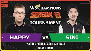 WC3 - W3Champions S13 Finals - Grandfinal: [UD] Happy vs Sini [NE]