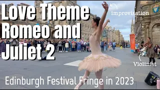 Bianca Carnovale x Shiki Violinist @balletbusker @Edinburgh Festival Fringe 2023 Vol.11