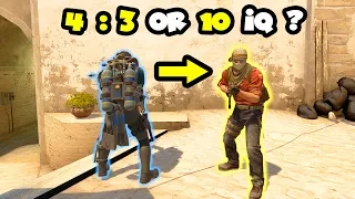 4:3 or 10 IQ PLAYERS? - CS:GO BEST ODDSHOTS #508