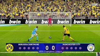 PES 2021 | Borussia Dortmund vs Manchester City | Penalty Shootout | UEFA Champions League Gameplay